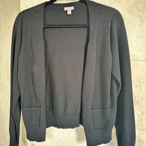 J. Jill Black Cardigan Size Small, Cotton